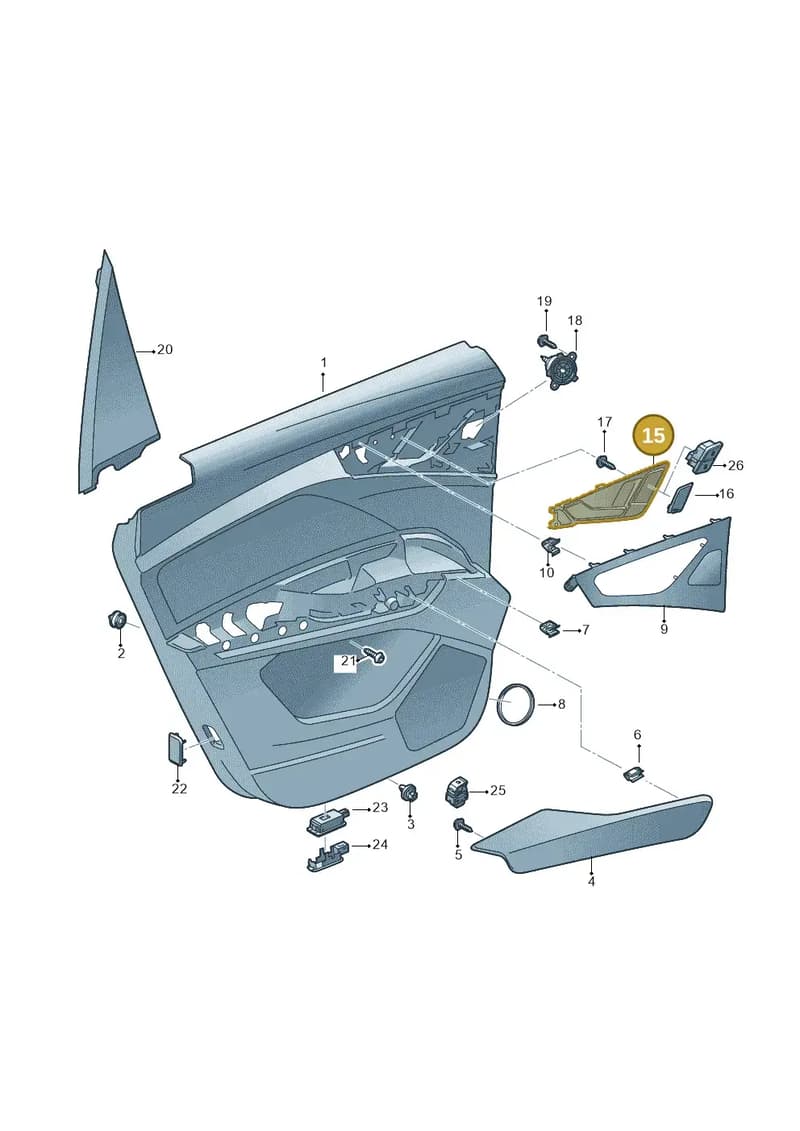 81A837020C4PK — Audi Q4 Sportback (2021-2025) diagram 89a867400, position 15