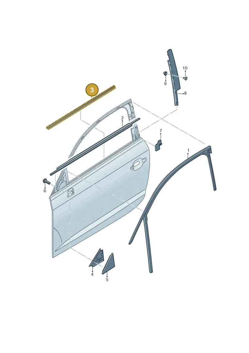 81A837479 — Audi Q2 (2016-2025) diagram 803837400, position 3
