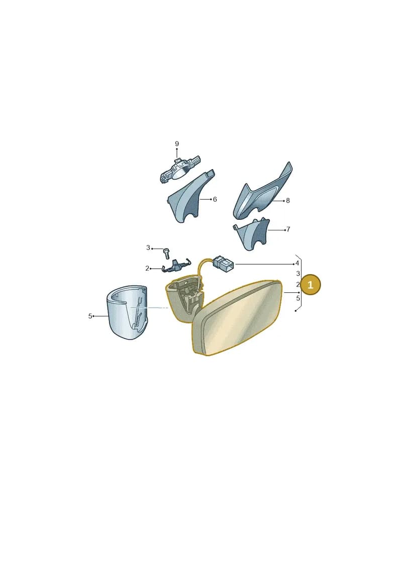 81A857511K9B9 — Audi RS Q3 Sportback (2019-2024) diagram 890857450, position 1