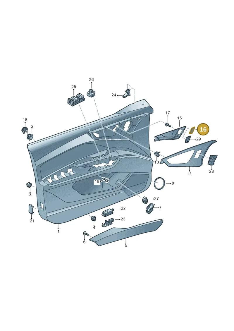 81A8674444PK — Audi Q4 Sportback (2021-2025) diagram 89a867000, position 16