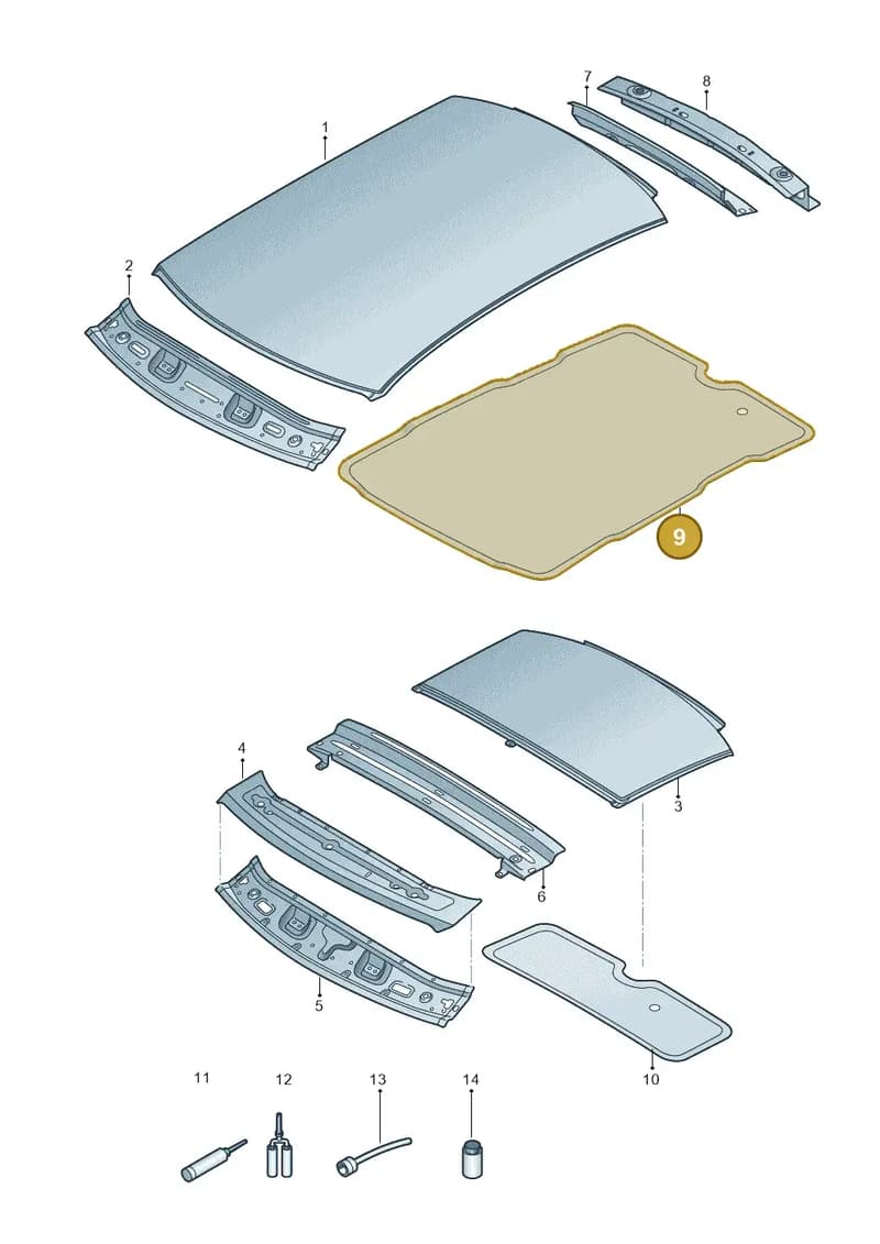 81A867523B — Audi Q2 (2016-2025) diagram 803817000, position 9