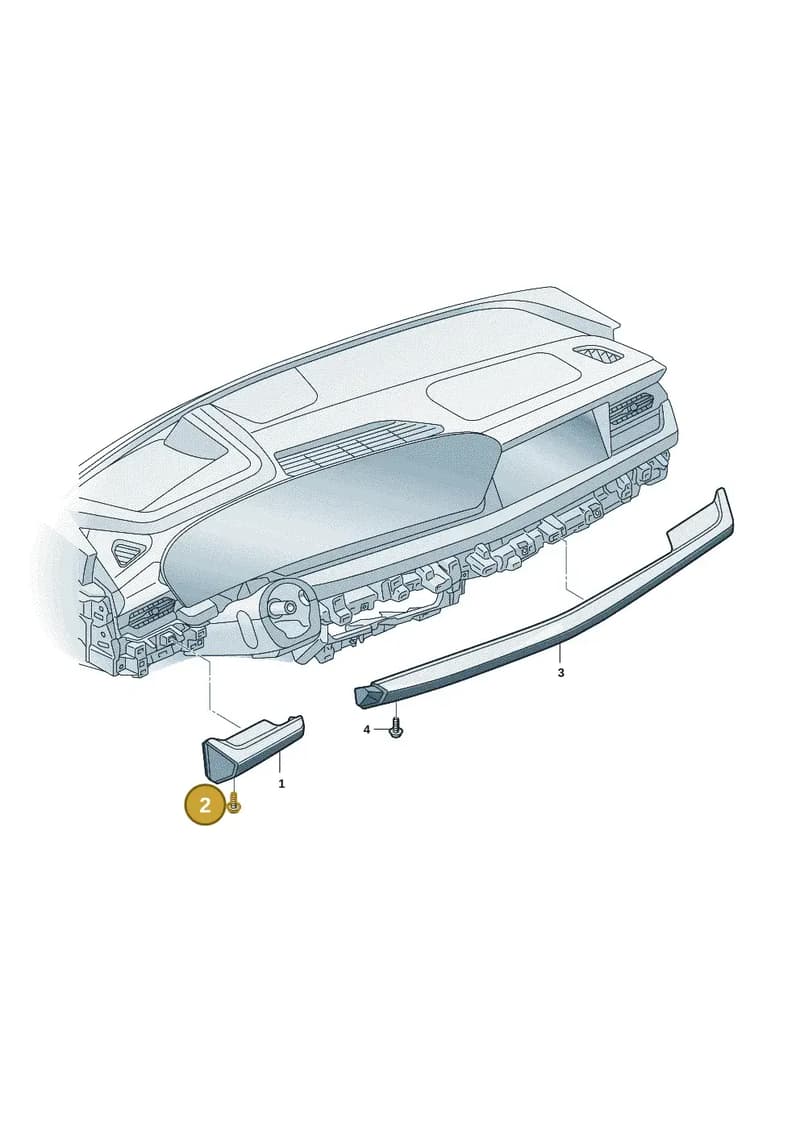 81A867947 — Audi A5 Limousine (2024-2025) diagram f5s857170, position 2