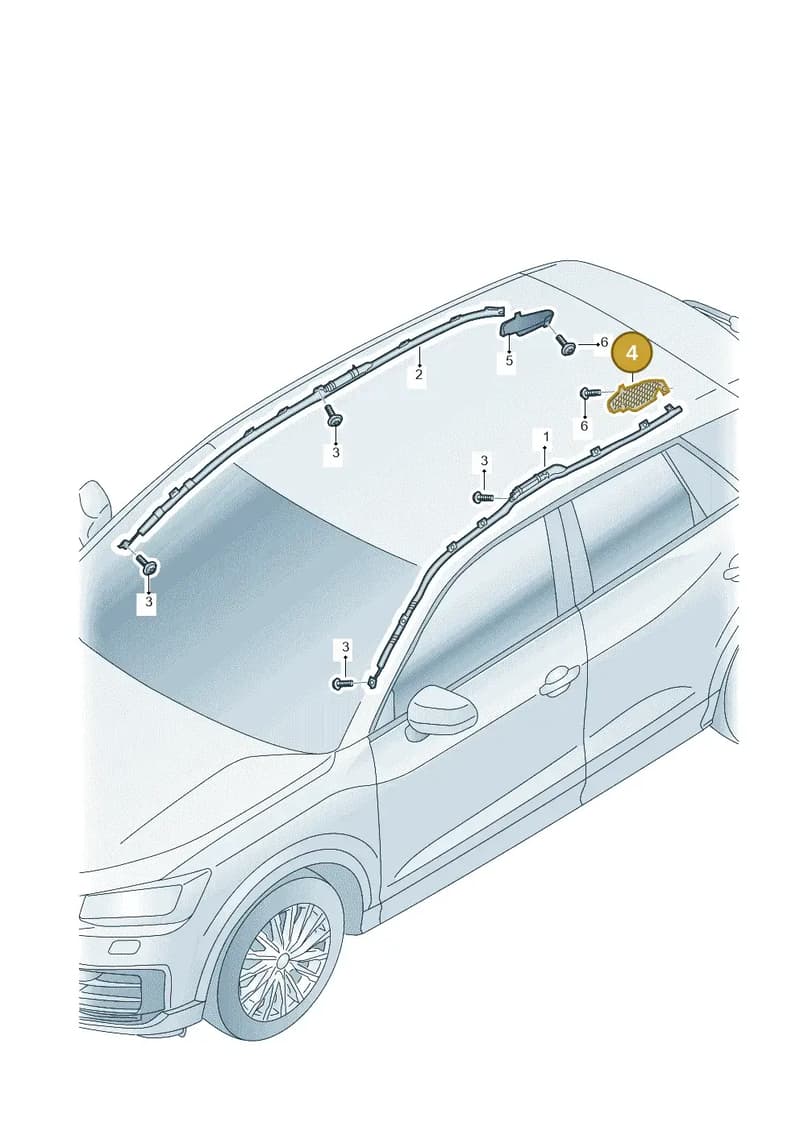 81A880755A — Audi Q2 (2016-2025) diagram 803880300, position 4