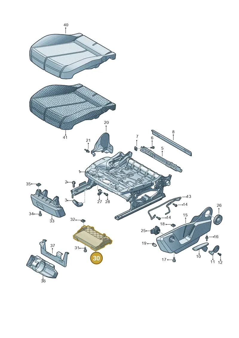 81A8826394PK — Audi Q2 (2016-2025) diagram 803881000, position 30