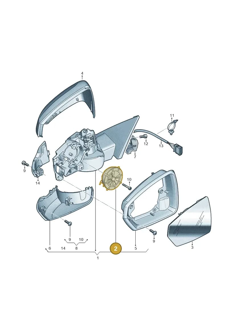 81A959578A — Audi A1 Sportback (2018-2025) diagram 592857400, position 2