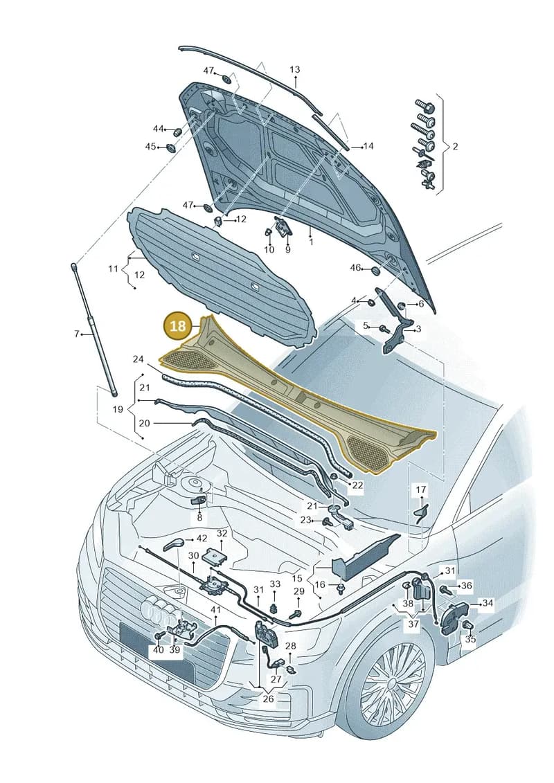 81C8194039B9 — Audi Q2 (2016-2025) diagram 803823000, position 18