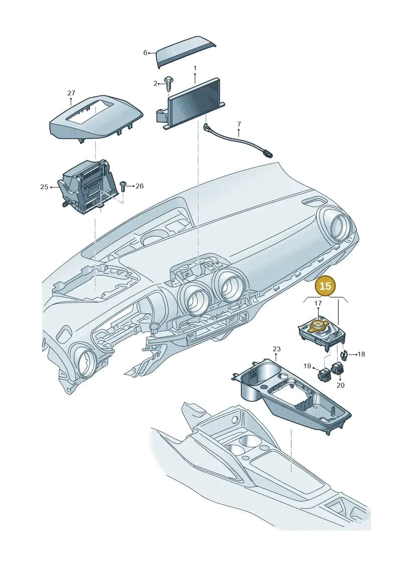81C919614C — Audi Q2 (2016-2025) diagram 803919000, position 15