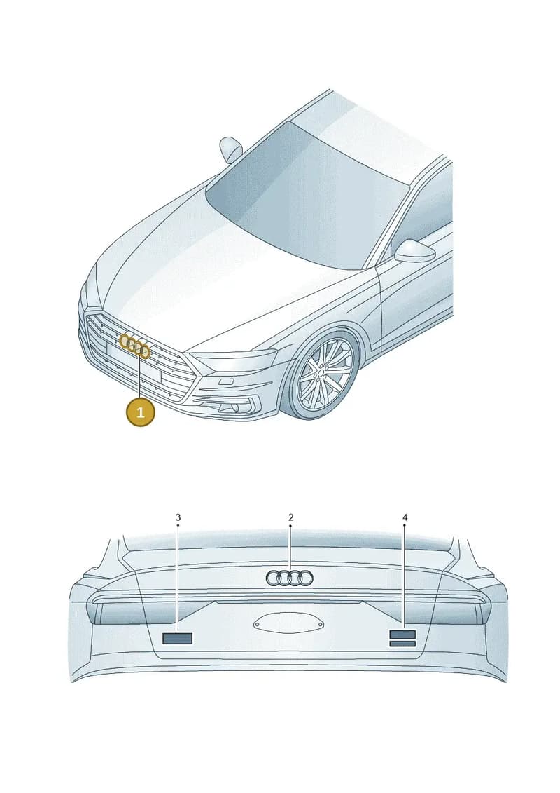 82A071801 — Audi A1 Sportback (2018-2025) diagram 592071080, position 1