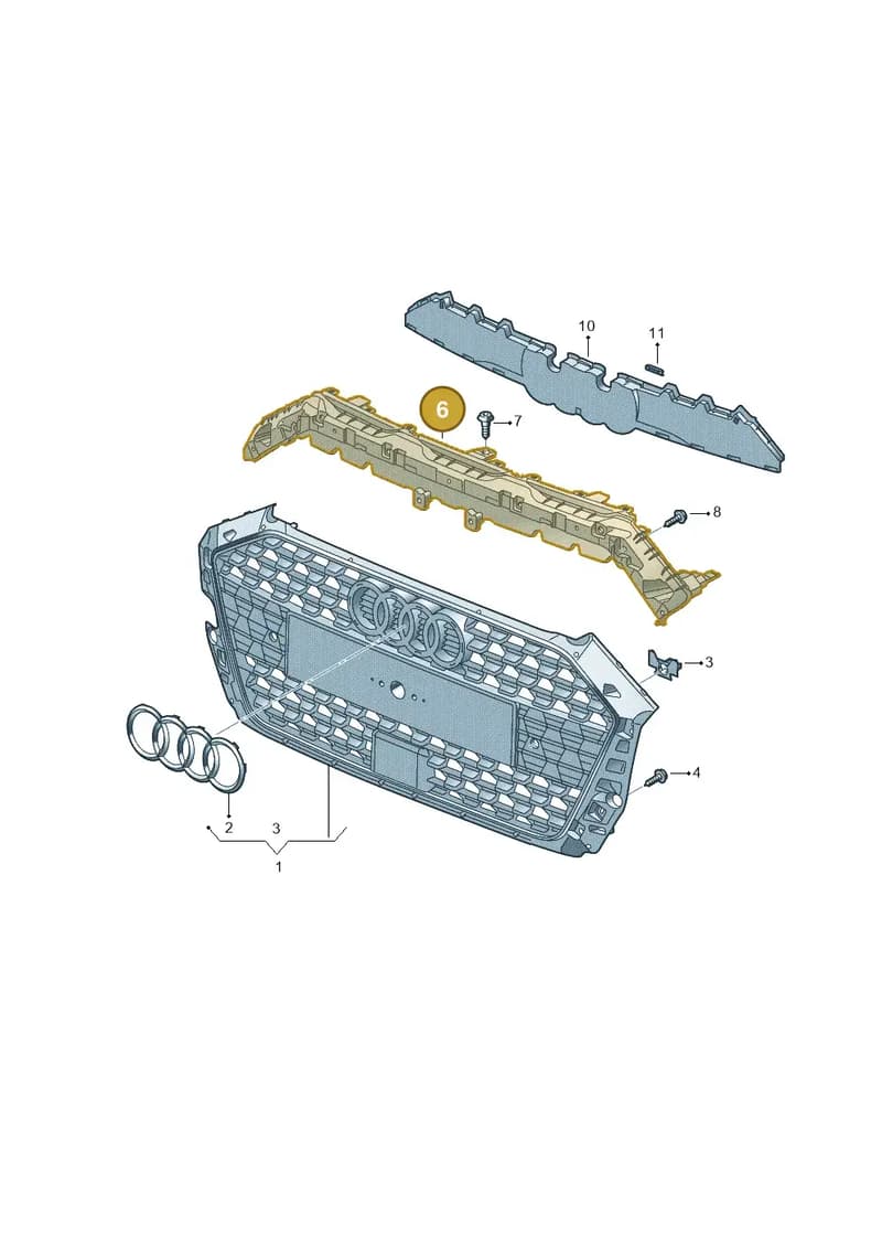 82A853037A9B9 — Audi A1 Sportback (2018-2025) diagram 592853300, position 6