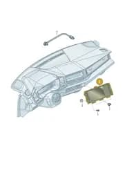 82A919604B Audi Display Unit