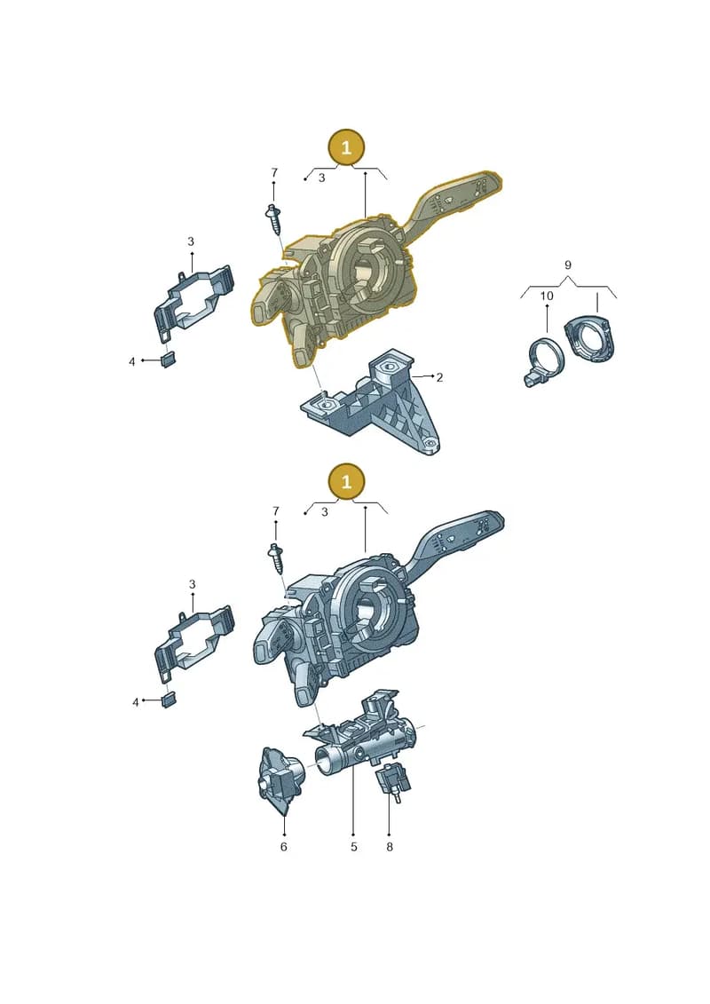 82A953521LT — Audi RS Q3 Sportback (2019-2024) diagram 597953500, position 1
