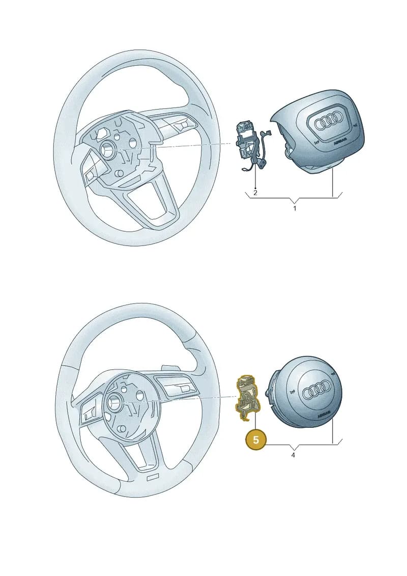 82A971589A — Audi A3 Sportback (2019-2025) diagram 592880000, position 5