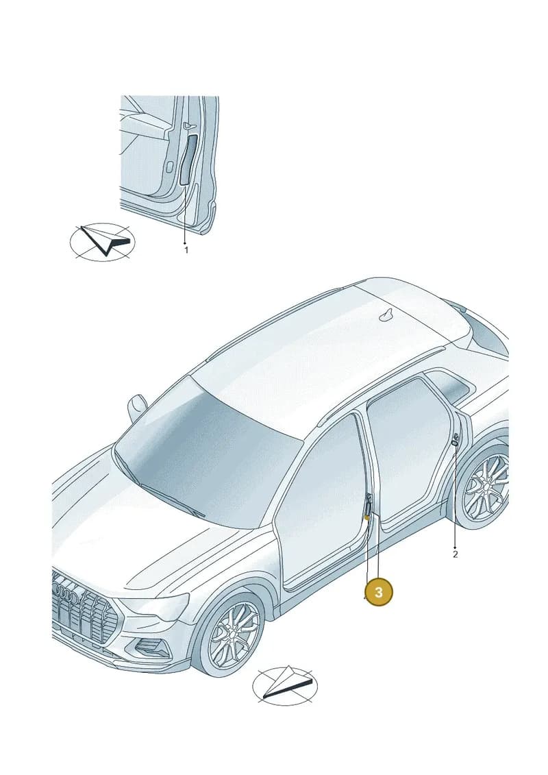 83A010502AS — Audi Q3 (2018-2025) diagram 597010220, position 3