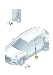 83A010502E Audi Data Plate for Tyre Pressure