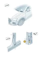 83A010552 Audi Sticker 'homologation'