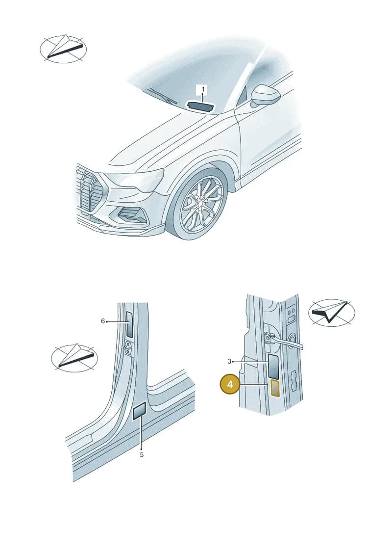 83A010552 — Audi RS Q3 Sportback (2019-2024) diagram 597010200, position 4
