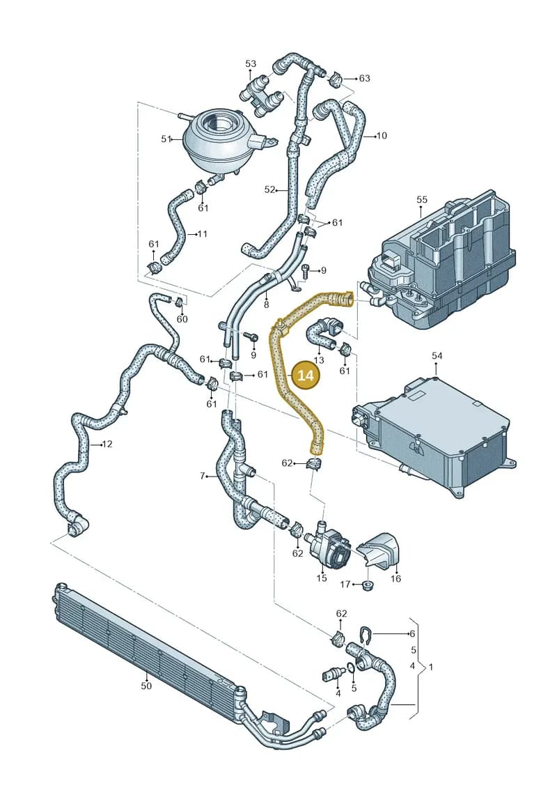 83A121283 — Audi Q3 (2018-2025) diagram 596121125, position 14