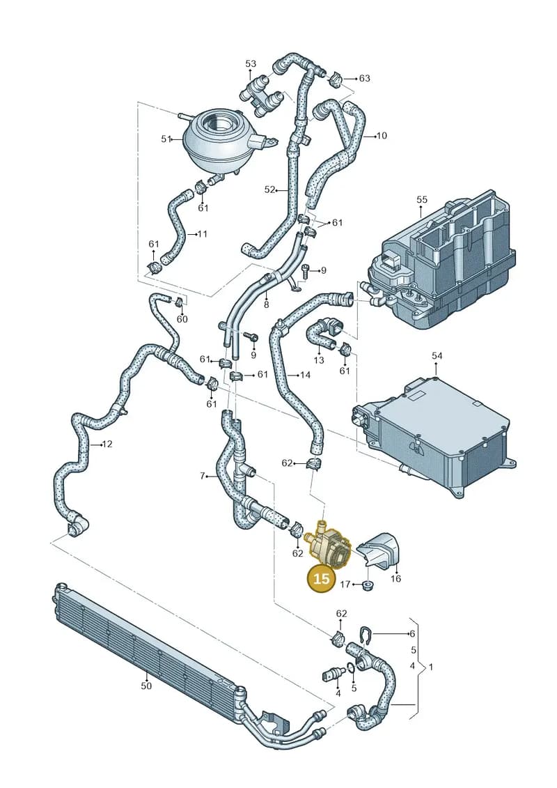 83A121284 — Audi Q3 (2018-2025) diagram 596121125, position 15