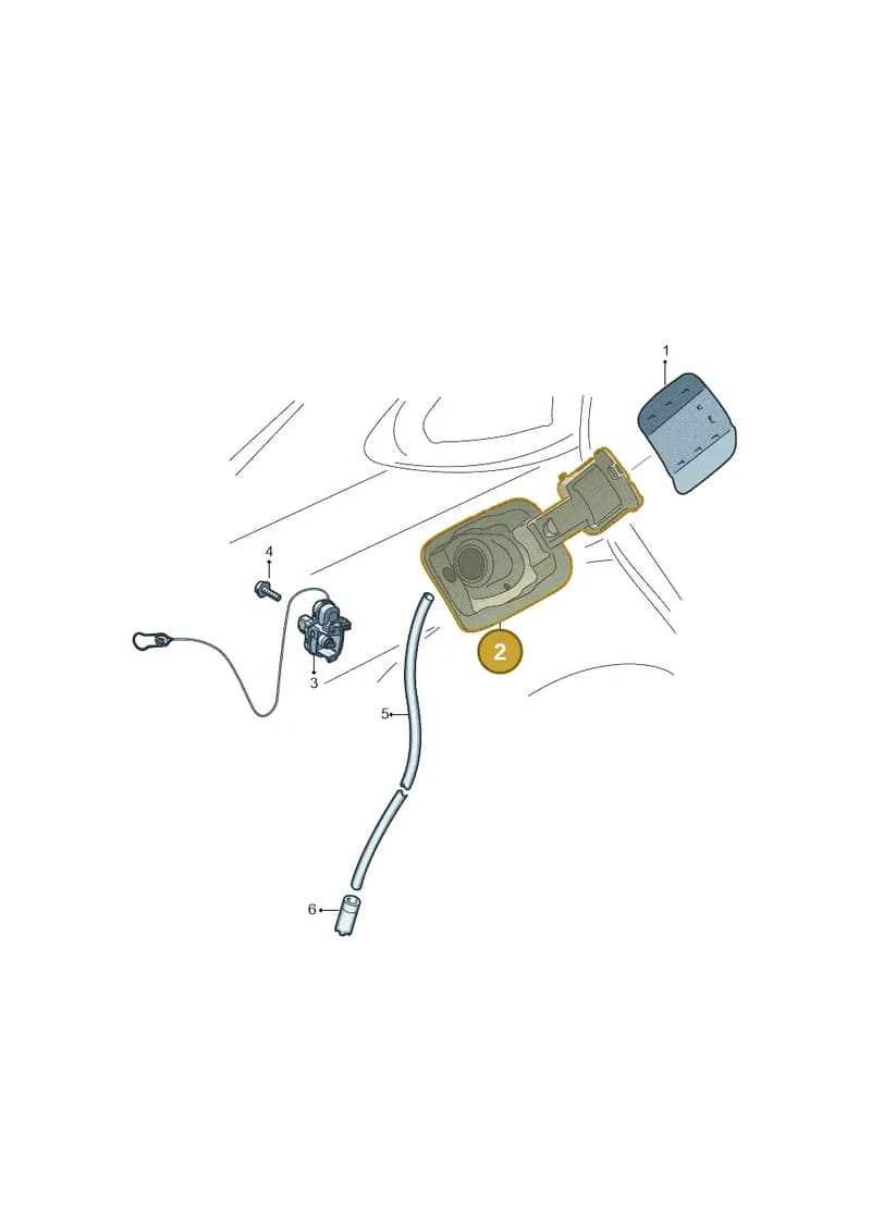 83A809906 — Audi RS Q3 Sportback (2019-2024) diagram 838809900, position 2