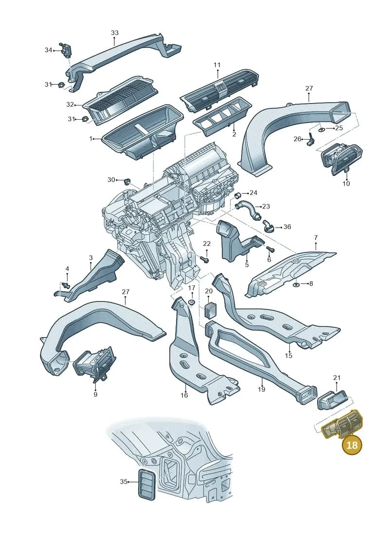 83A819203A6PS — Audi RS Q3 Sportback (2019-2024) diagram 597819010, position 18