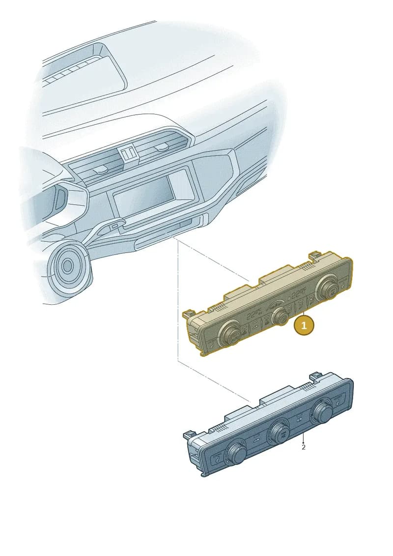 83A820043AAIMJ — Audi RS Q3 Sportback (2019-2024) diagram 597819040, position 1
