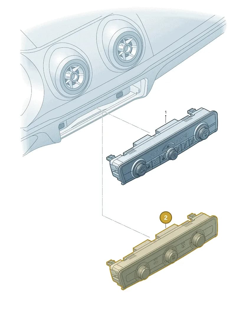 83A820047GXHA — Audi Q2 (2016-2025) diagram 745819400, position 2