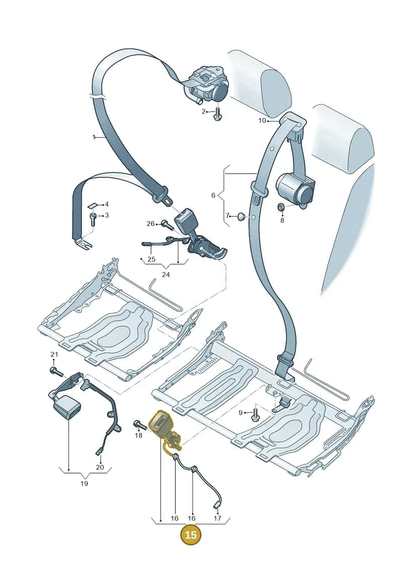 83A857753MNB — Audi RS Q3 Sportback (2019-2024) diagram 597857700, position 15