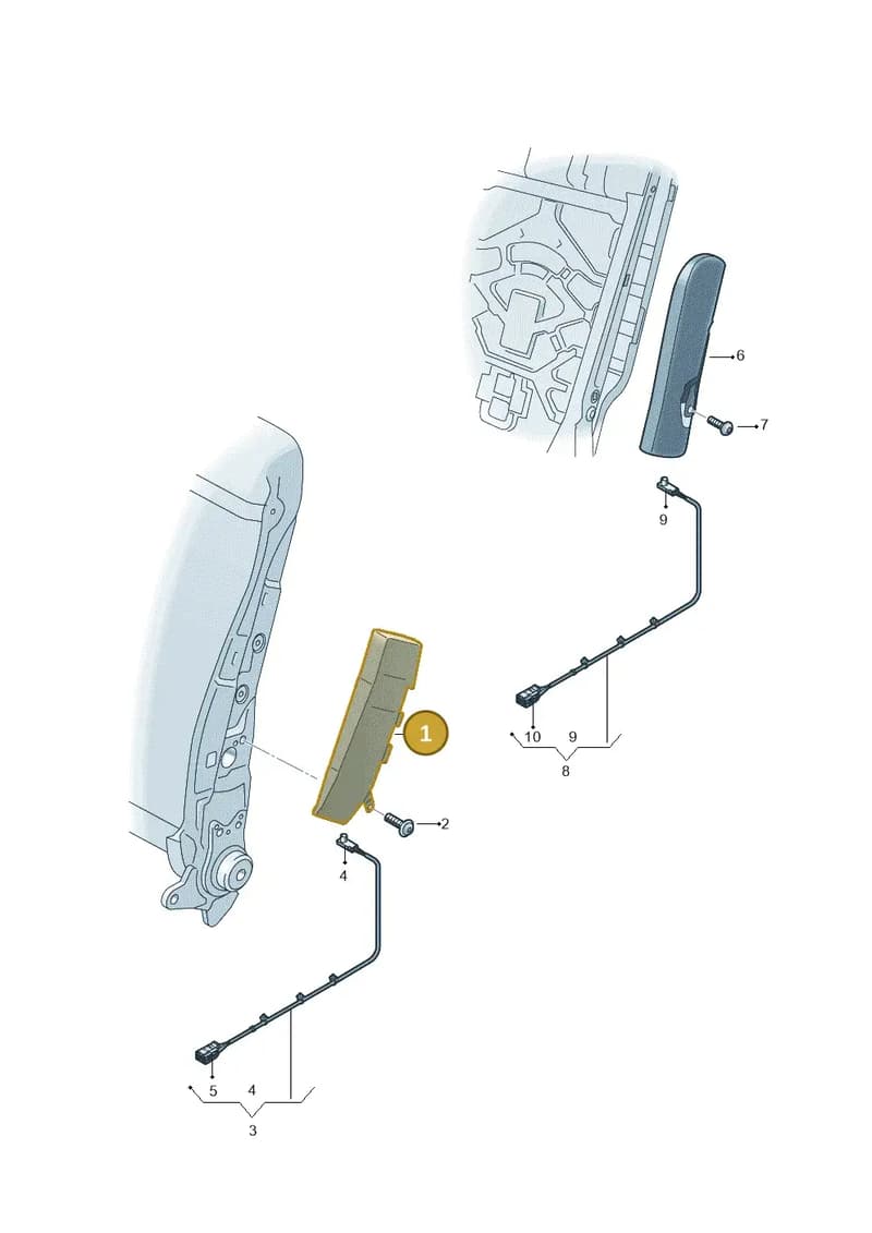 83A880242K — Audi RS Q3 Sportback (2019-2024) diagram 597880020, position 1