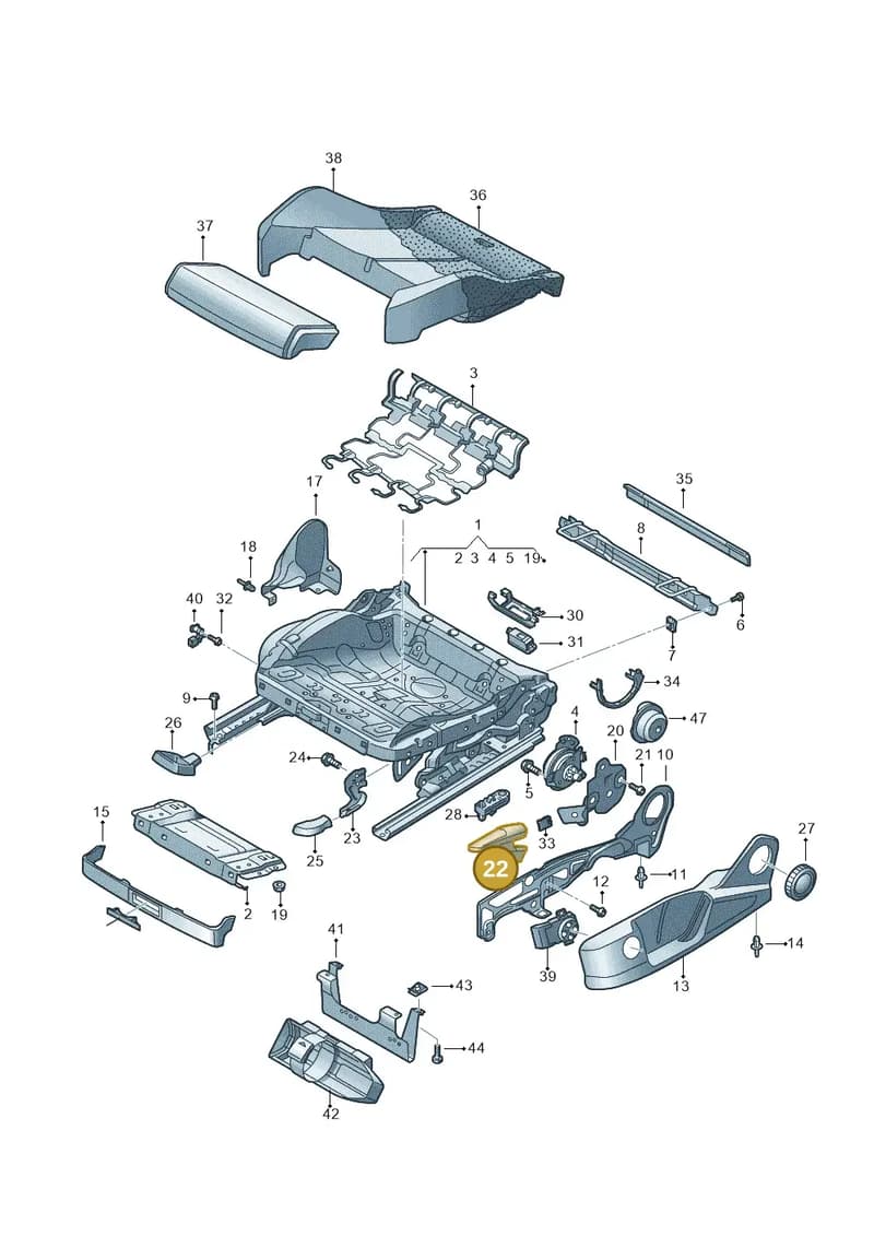 83A881254A4PK — Audi Q4 Sportback (2021-2022) diagram 596881000, position 22