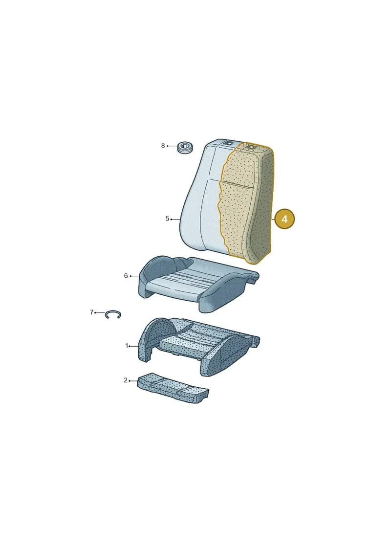 83A881776 — Audi Q3 (2018-2025) diagram 764881600, position 4