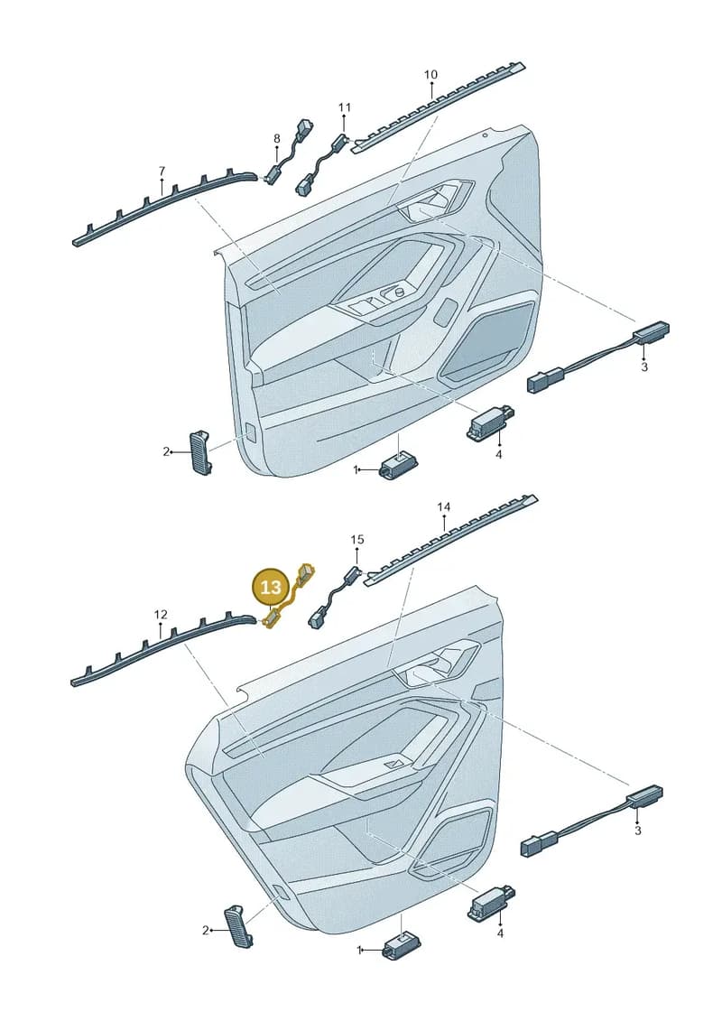 83A947356AB — Audi RS Q3 Sportback (2019-2024) diagram 597947140, position 13