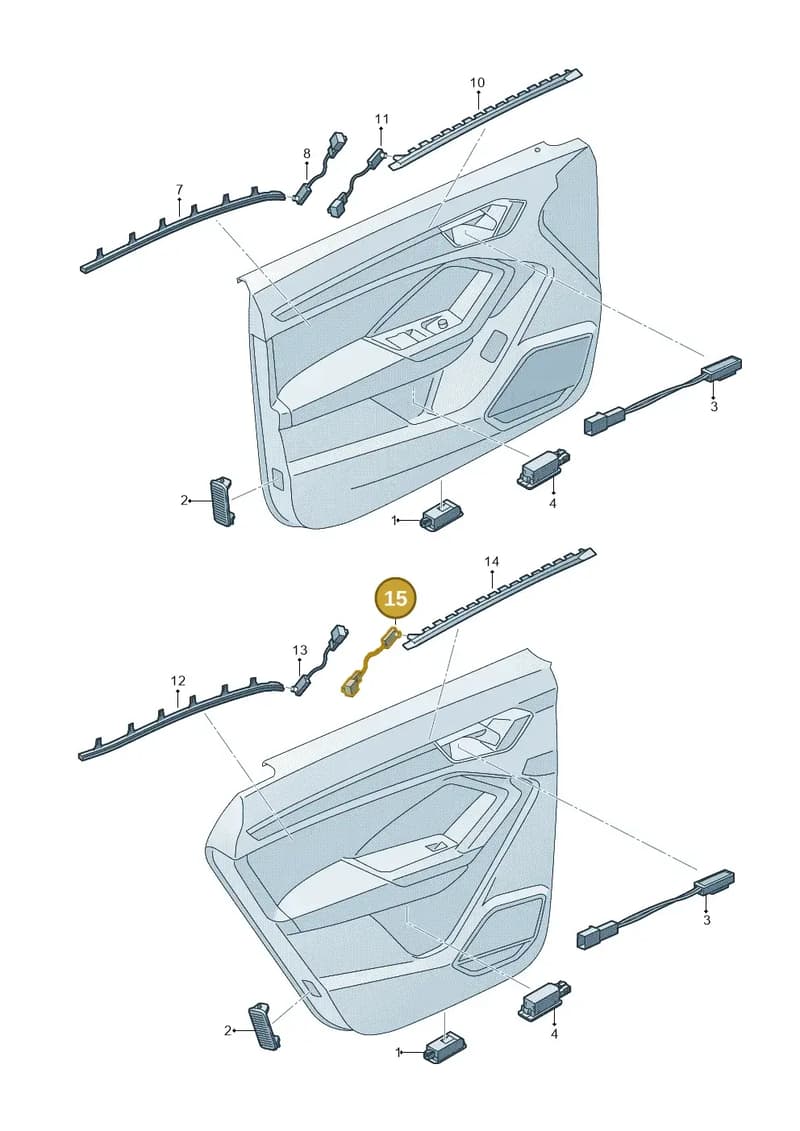 83A947356P — Audi RS Q3 Sportback (2019-2024) diagram 597947140, position 15