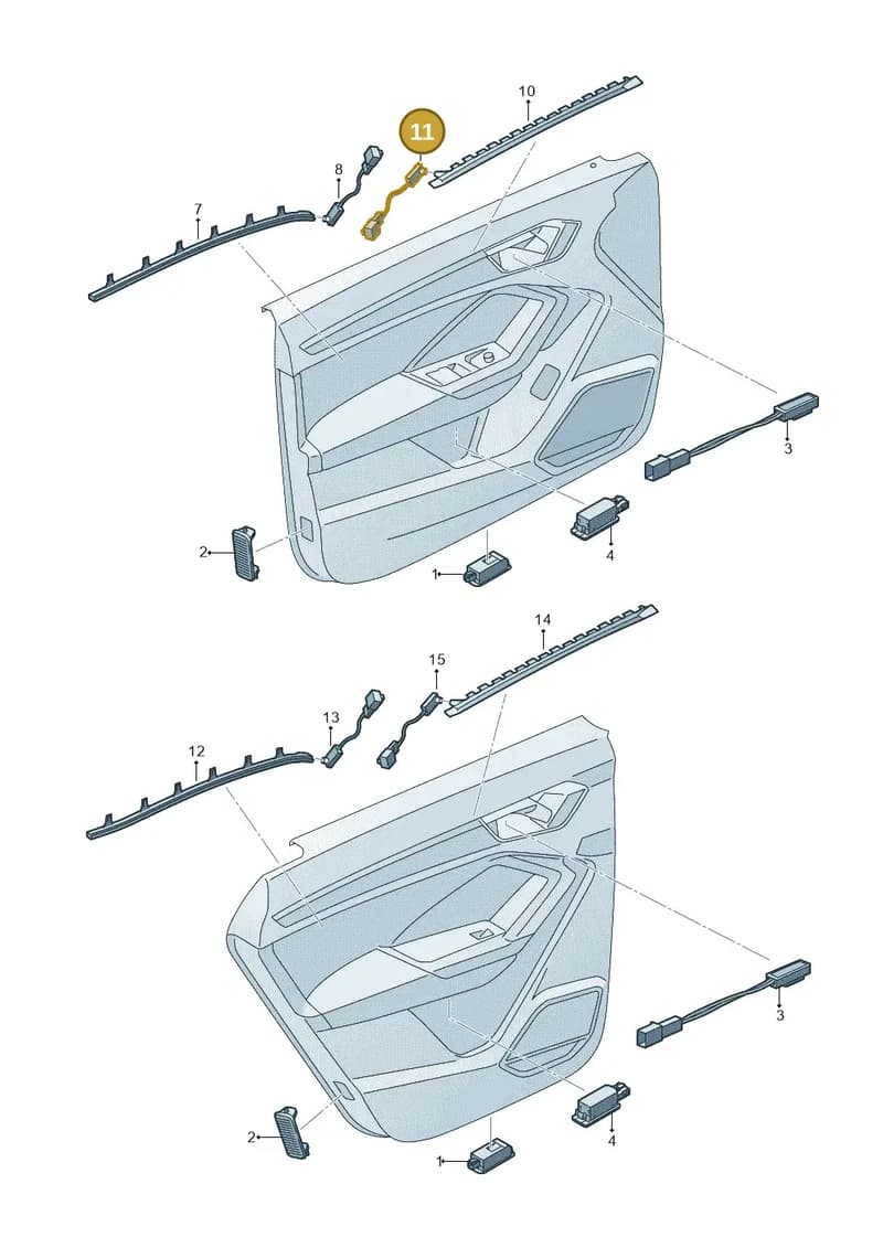 83A947356 — Audi RS Q3 Sportback (2019-2024) diagram 597947140, position 11