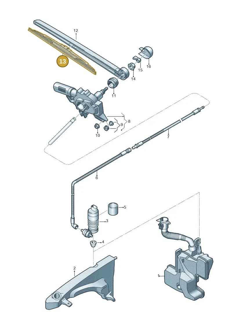 83A955425 — Audi RS Q3 Sportback (2019-2024) diagram 597955020, position 13