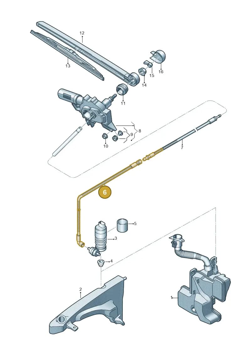 83A955960C — Audi RS Q3 Sportback (2019-2024) diagram 597955020, position 6