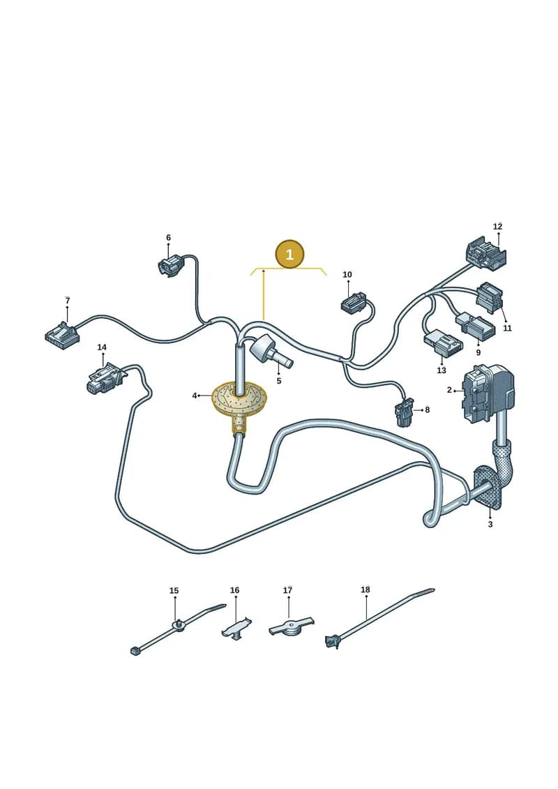83A971030QK — Audi RS Q3 Sportback (2019-2024) diagram 597972033, position 1