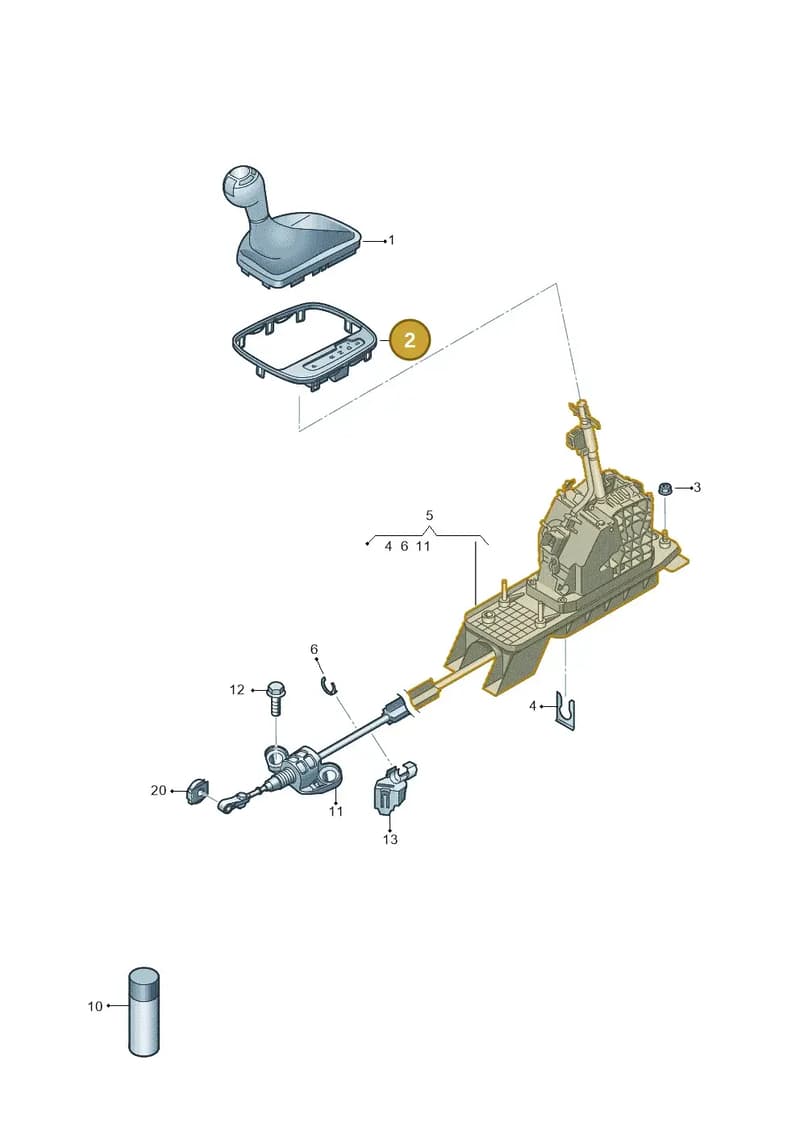 83B713463A6PS — Audi Q3 quattro (2018-2019) diagram 597713010, position 2