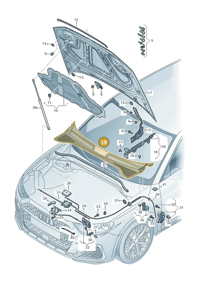 83B819403A9B9 — Audi RS Q3 Sportback (2019-2024) diagram 597823000, position 19