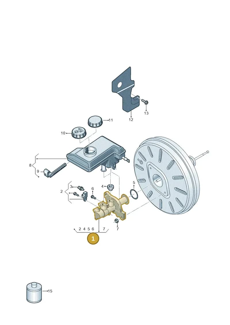 83C614019REP — Audi RS Q3 Sportback (2019-2024) diagram 890611110, position 1