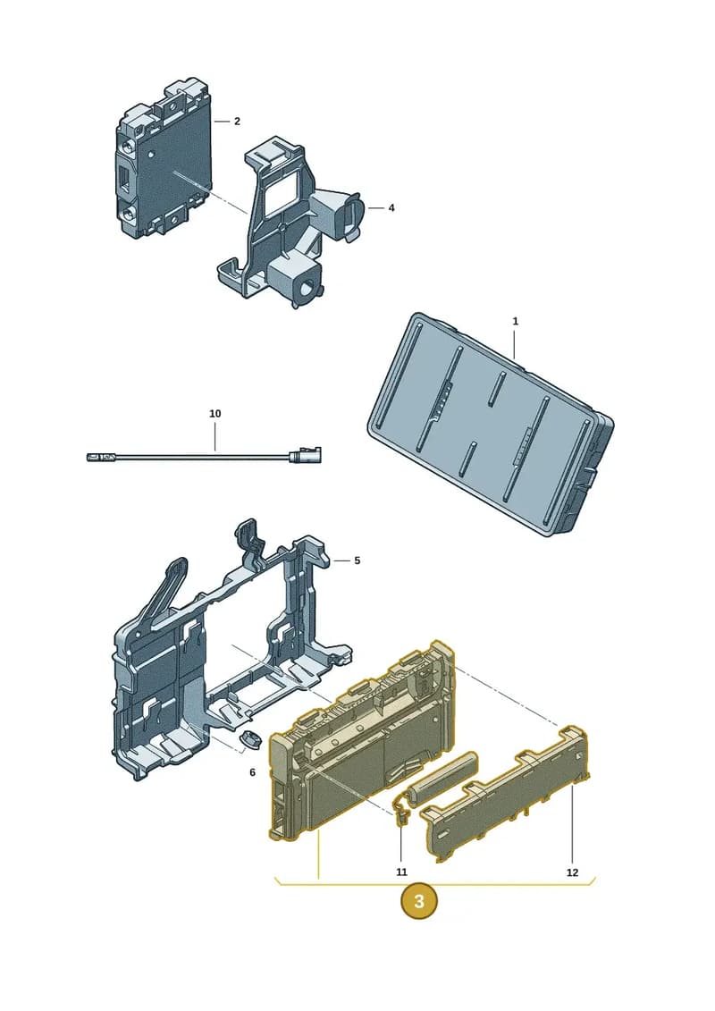 85B035282D — Audi Q6 e-tron (2023-2025) diagram f5s035550, position 3