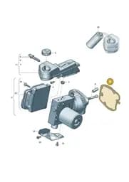 85B698161 Audi Seal