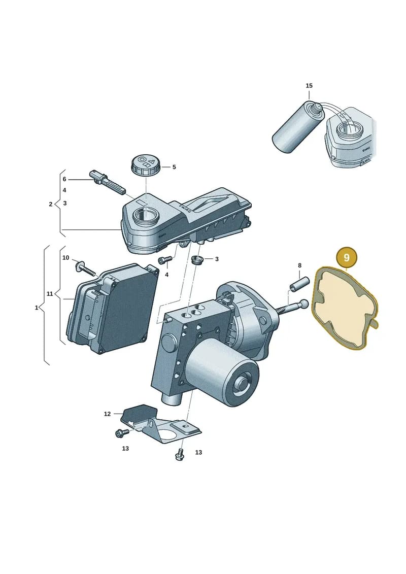 85B698161 — Audi Q6 e-tron (2023-2025) diagram f5s612020, position 9