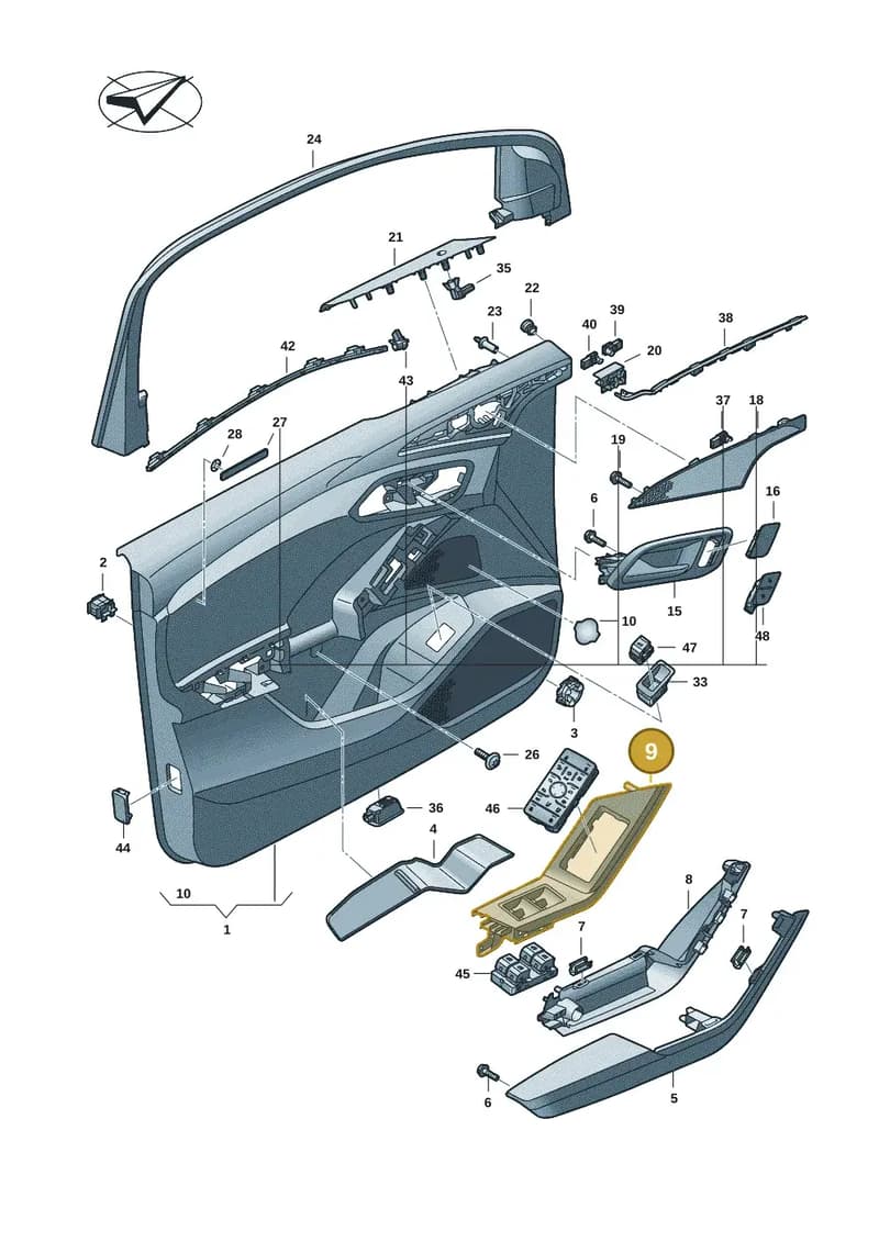 85B8671726PS — Audi Q6 e-tron (2023-2025) diagram f5s867000, position 9