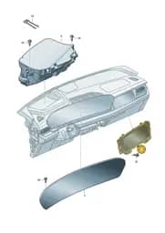 85B919604B Audi Display Unit