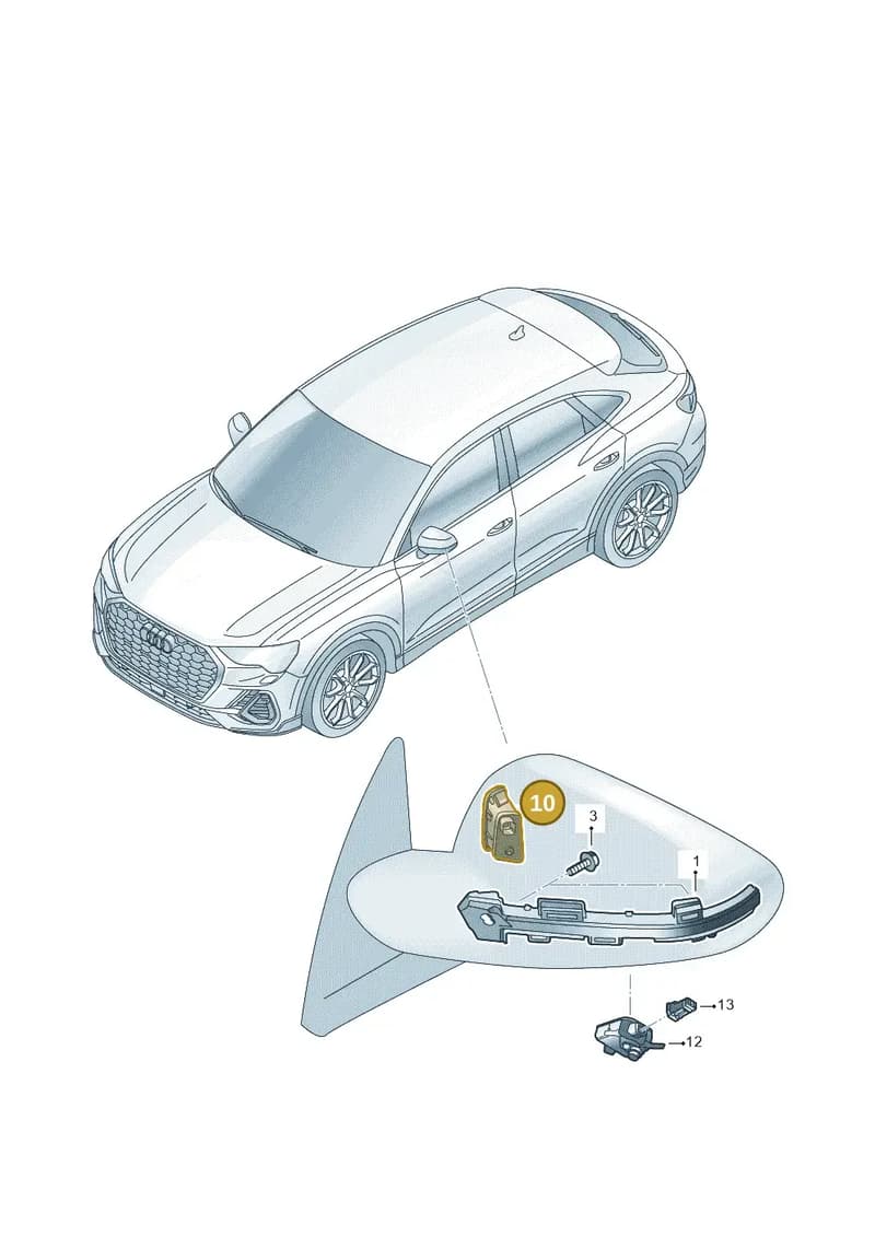 85B949146 — Audi A5 Limousine (2024-2025) diagram 89a949000, position 10