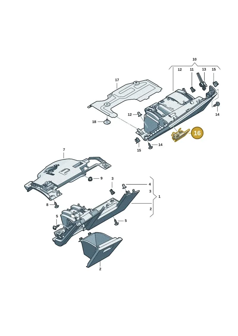 85C857131A4PK — Audi Q6 e-tron (2023-2025) diagram f5s857190, position 16