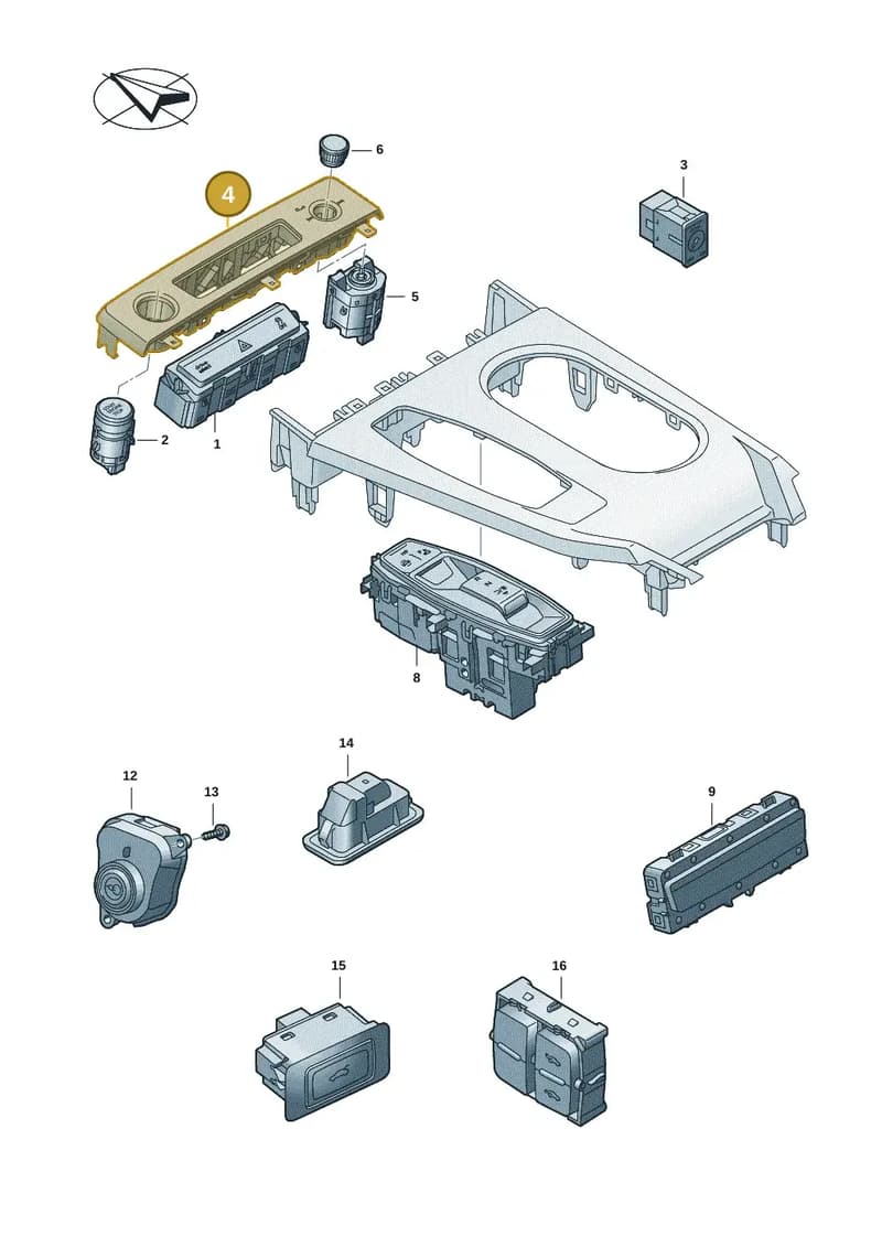 85C8632636PS — Audi Q6 e-tron (2023-2025) diagram f5s941500, position 4