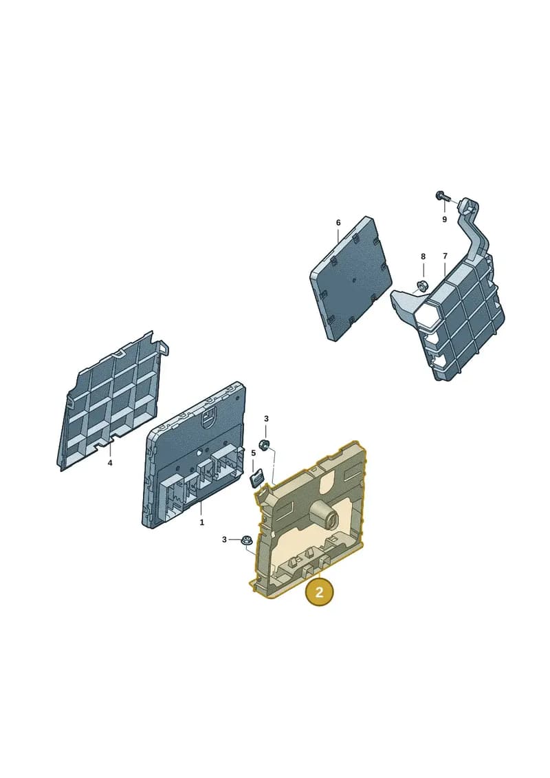 85C907286 — Audi Q6 e-tron (2023-2025) diagram f5s907200, position 2