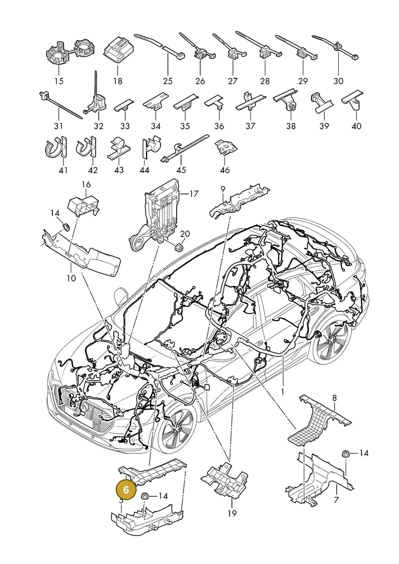 85C907361 — Audi Q6 e-tron (2023-2025) diagram f5s971800, position 6