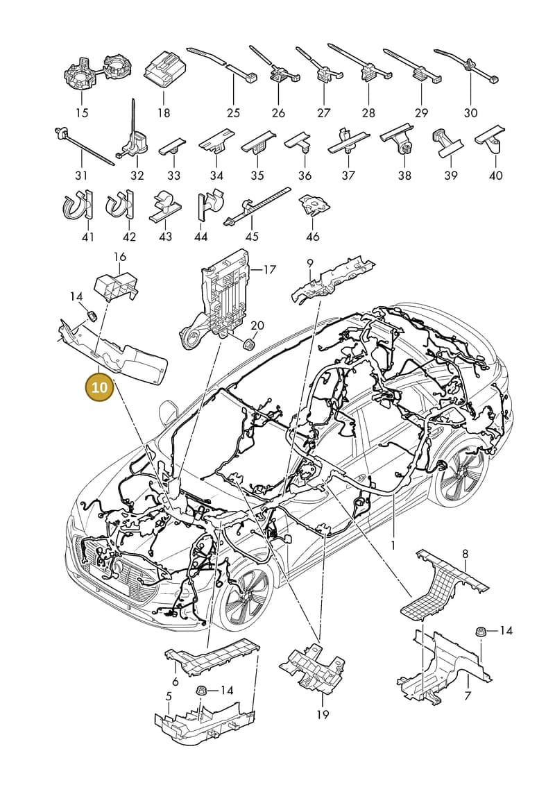 85C971824B — Audi Q6 e-tron (2023-2025) diagram f5s971800, position 10